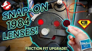 Easy 84 Hasbro Ghostbusters Proton Pack Cyclotron Mod: Friction Fit Acrylic Lenses!