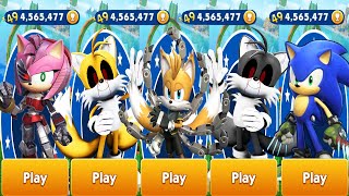 Sonic Dash - Tails.Exe vs Rusty Rose Tails Nine Boscage Maze Sonic - All Sonic Prime Characters