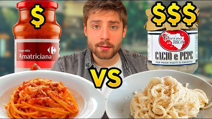 SUGO PRONTO ECONOMICO vs COSTOSO del SUPERMERCATO