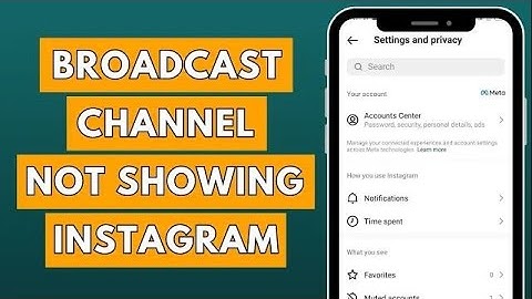 How to Fix Instagram Broadcast Channel Option Not Showing (2023)
