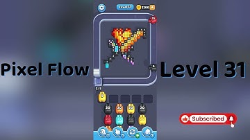 🎮 Pixel Flow Level 31 Walkthrough | Go Answer 🧩✨