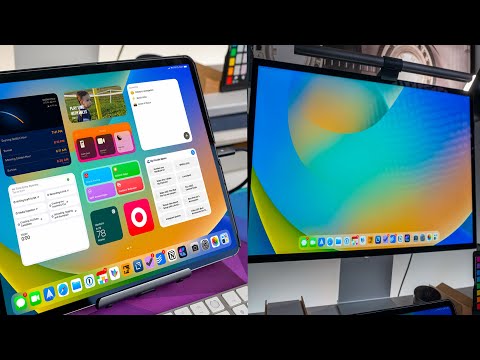 iPadOS 16 Stage Manager with Studio Display!
