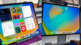 iPadOS 16 Stage Manager with Studio Display!