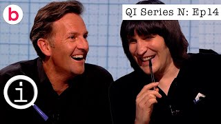 QI Series N Episode 14 FULL EPISODE | With Noel Fielding, Colin Lane \& Sarah Millican