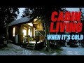 Small Cabin Living in the Rocky Mountains: Living in a Cabin in Cold Weather Canada