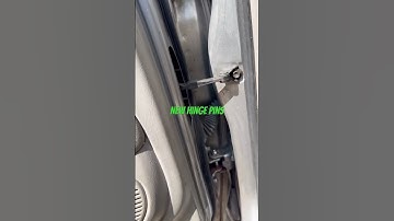 Door shuts better then new after hinge pin bushings 05 Toyota tundra #mechaniclife #mechanic #repair