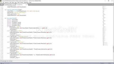 Calculadora con Python + Tkinter -#1