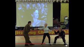 Video thumbnail of "Incredible 93 year old dancer performs same routine 74 years later."