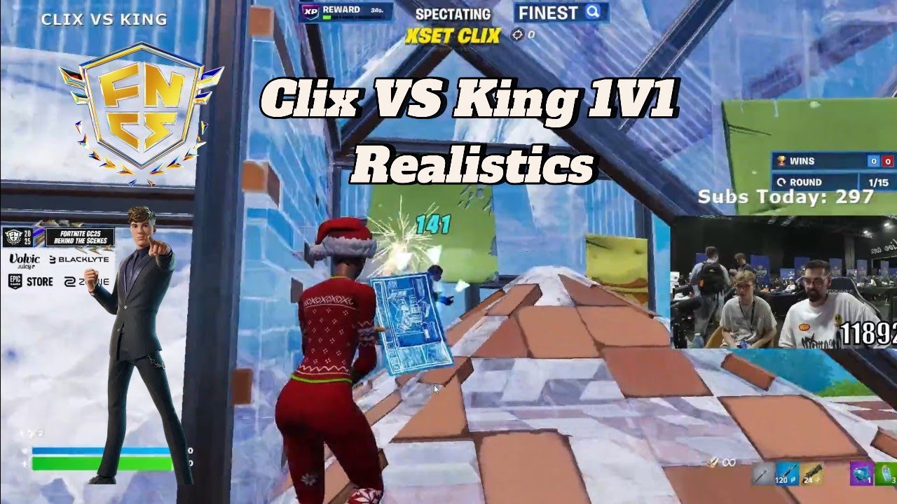 Clix VS King 1V1 Realistics FNCS Globals