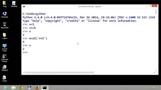 Python The Eval Function