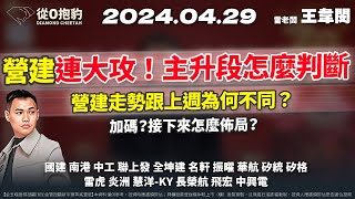 【營建連大漲！雷老闆教你怎麼看這一波漲勢！】20240429 雷老闆《從0抱豹》EP119｜國建 南港 中工 聯上發 全坤建 名軒 振曜 華航 矽統 矽格 雷虎 炎洲 慧洋-KY 長榮航 飛宏 中興電