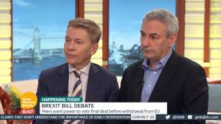Theresa May Faces Brexit Bill Defeat in the House of Lords | Good Morning Britain