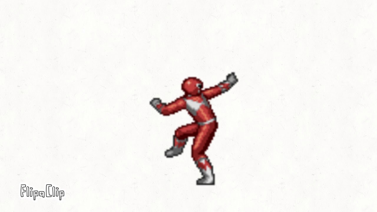 Jason the Red ranger sprite animation test. - YouTube