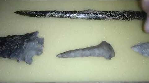 Indian Deer Bone Projectile Point/Bone Awl Recovered 12/04/2018