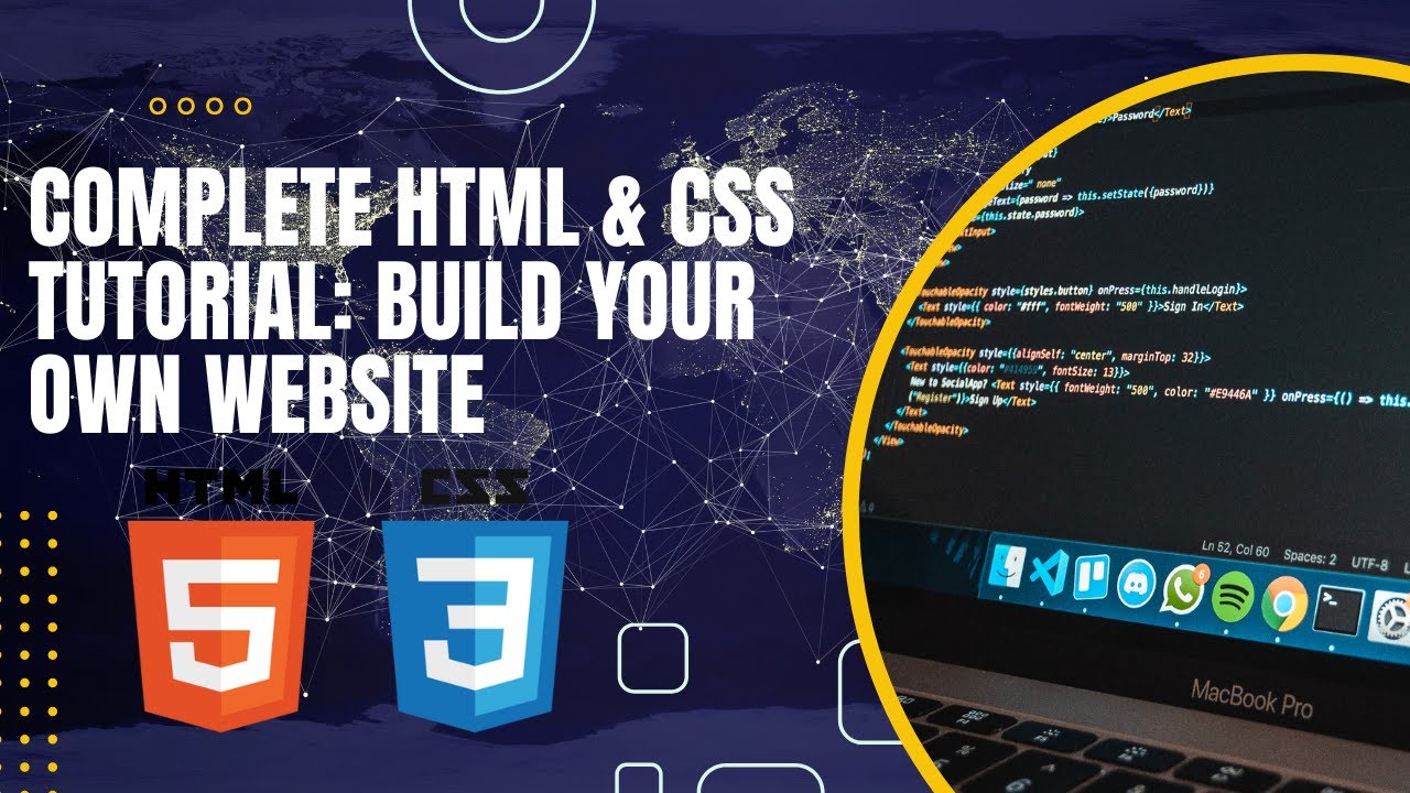 Complete HTML & CSS Tutorial: Build Your Own Website - YouTube