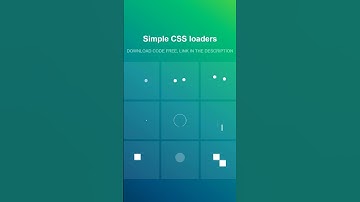 Simple CSS loaders Short