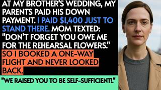 At My Brother's Wedding, My Parents Paid His Down Payment. I Paid For Everything Myself. So I Mov...