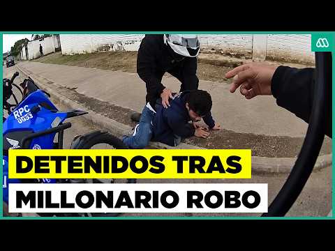 Persecución con disparos en Colina termina con detenido y recuperación de celulares