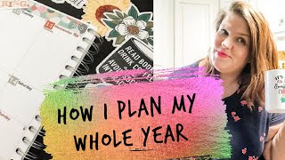 How I plan my entire year