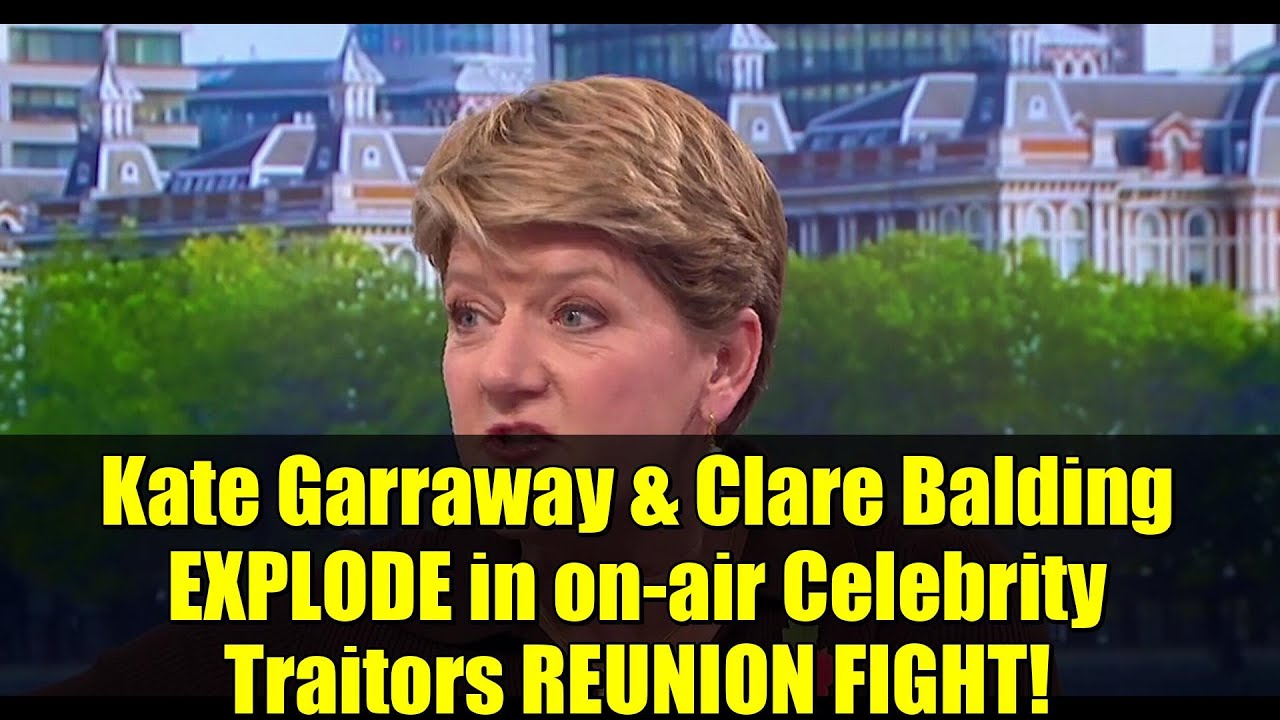 Kate Garraway & Clare Balding EXPLODE in on-air Celebrity Traitors REUNION FIGHT! | GMB