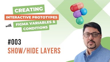 How to show and hide layers in less than 1 Minute | Using Booleans in Figma| By Learn with Tridib
