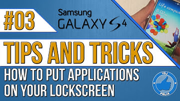 Samsung Galaxy S4 Hints and Tips  - Basics #3: How to Put Apps on Your Lockscreen