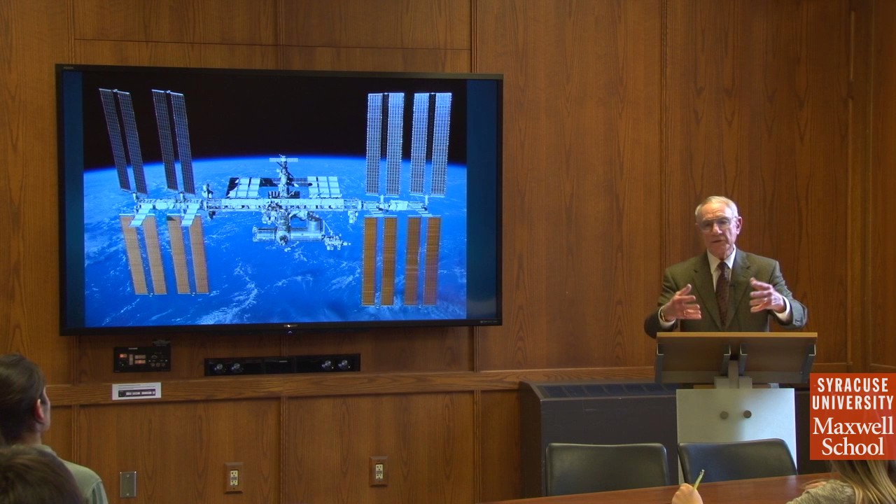 William H. Lambright. "The Political Construction of the International Space Station" - YouTube Maxwell School of Syracuse University