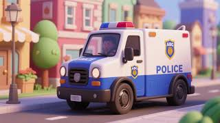 Police Truck ABC Patrol 🚓🔤 | Fun Alphabet Song for Kids