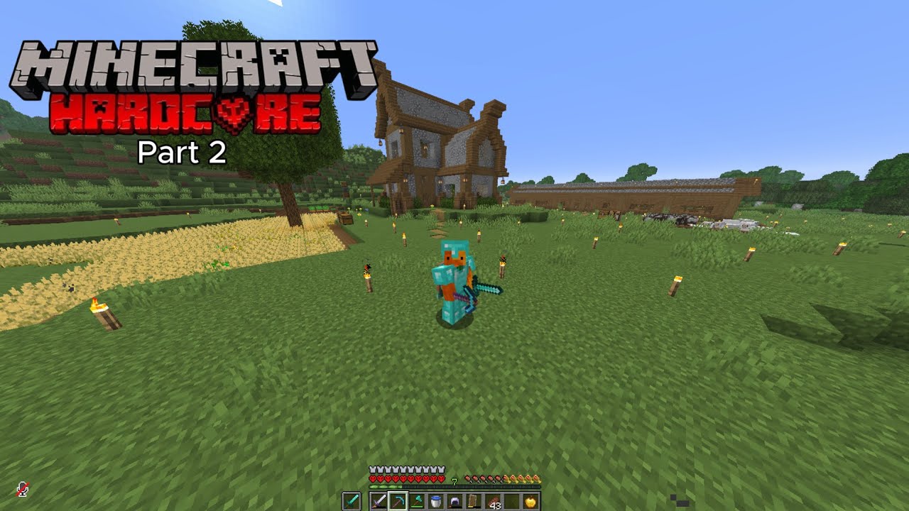 My Minecraft Hardcore Part 2 - YouTube