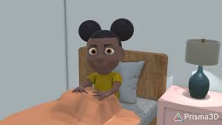 Amanda is scared at night 🙀 ( amanda the adventurer fan animation ) 