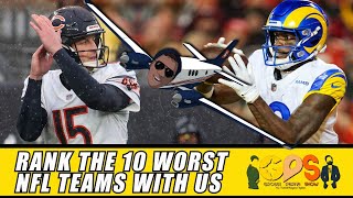 Re-Ranking the Worst NFL Teams
