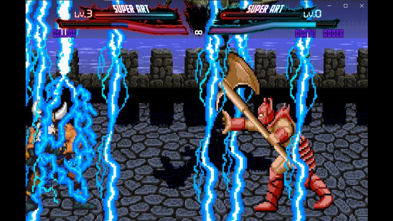 Gillius vs Death Adder (Golden Axe) Classic Battle