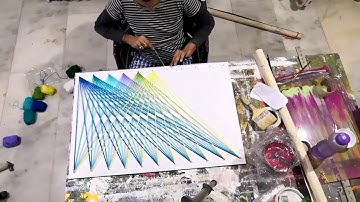 Colourful string art from my Nailed it Series