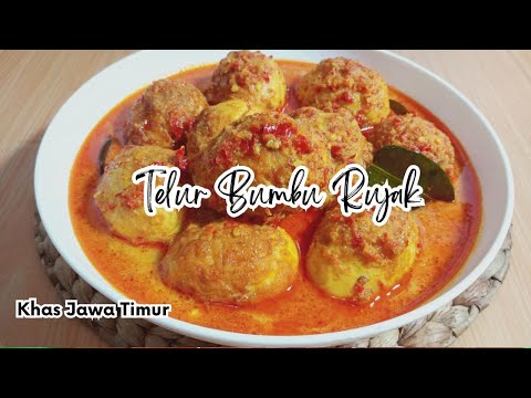 Resep Telur Bumbu Rujak Tanpa Santan