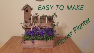 Easy Woodworking Flower Planter That Sells