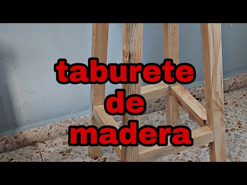 Video: Taburete De Bricolaje: Dibujos Con Dimensiones De Un Modelo Simple Realizado En Madera. ¿Cómo Hacer Una Escalera Transformadora De Madera?