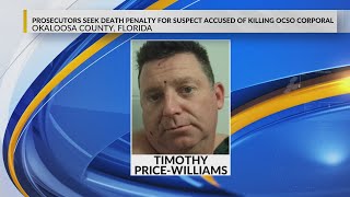 Florida seeking death penalty for man accused of killing Okaloosa Co. deputy on Christmas Eve