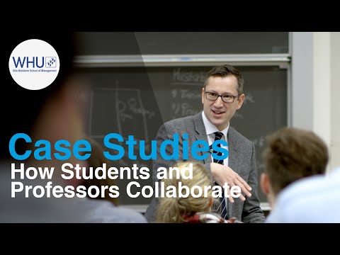 Teaching Methods at WHU - How Students and Professors Collaborate on Case Studies