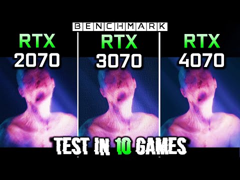 RTX 2070 vs RTX 3070 vs RTX 4070 // 2k - 1440p // Test in 10 Games // Benchmark
