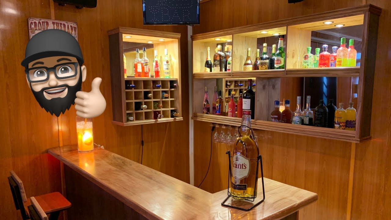 falta gritar motivo Como HACER un mueble REPISA para un BAR - YouTube