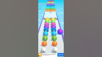 Ball Run 2048 Level 25