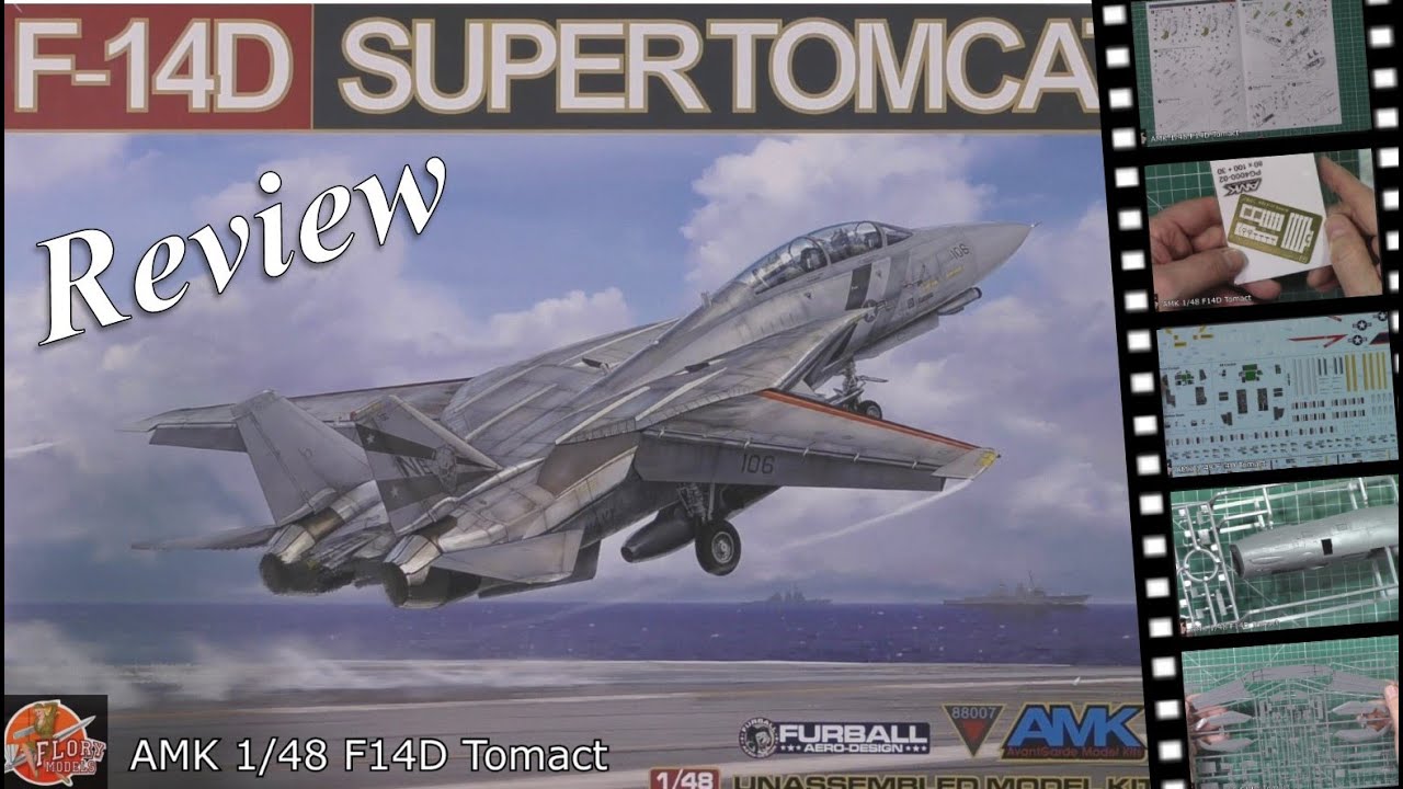 未使用品】AMK(アバンギャルドモデルキット) 88007 1/48 F-14D