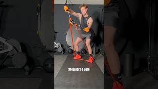 Arms shoulders & core strength training HindleBar Core Trainer & Loop Band workout #armsworkout