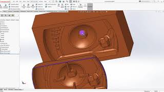 13 Урок. Создание формообразующих в SolidWorks/Mold Tools in SolidWorks