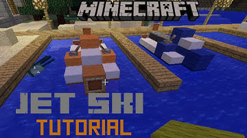 Lets Build: How to build a Jet Ski - Minecraft | HD