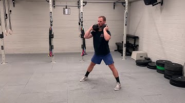 Dumbbell Cossack Squat