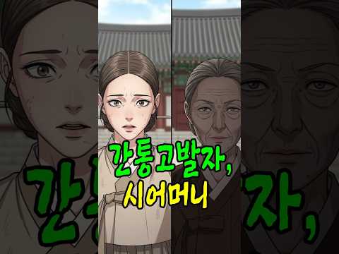 간통 고발자, 시어머니#조선야담#조선시대이야기#며느리누명#간통누명#시어머니#실화같은이야기#한국사이야기#역사스토리#야담#쇼츠스토리