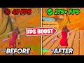How To Fix FPS Drops &amp; Boost FPS in Fortnite Chapter 2 Season 6 ✅ - Fortnite FPS Boost