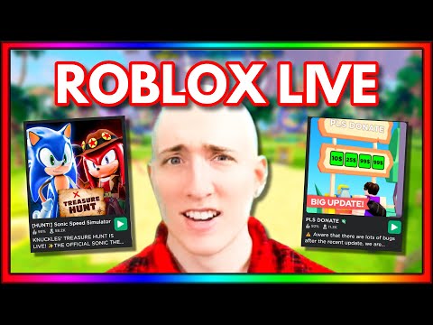 KreekCraft Isn't Live So Watch Me | Roblox LIVE (Pls Donate, Sonic Sim UPDATE & More!) - KreekCraft Isn't Live So Watch Me | Roblox LIVE (Pls Donate, Sonic Sim UPDATE & More!)