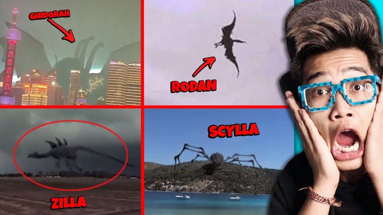 Penampakan Seluruh Monster GODZILLA!!! ADA GHIDORAN, RODAN, MOTHRA, BEHEMOTH DI DUNIA NYATA!!!
